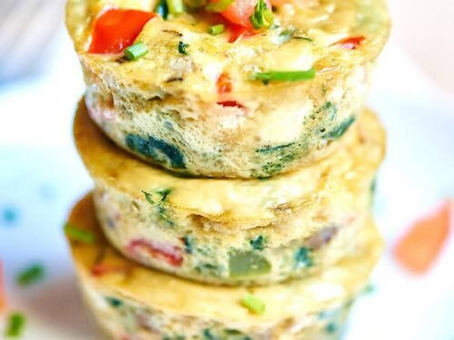 Egg muffins con vegetales