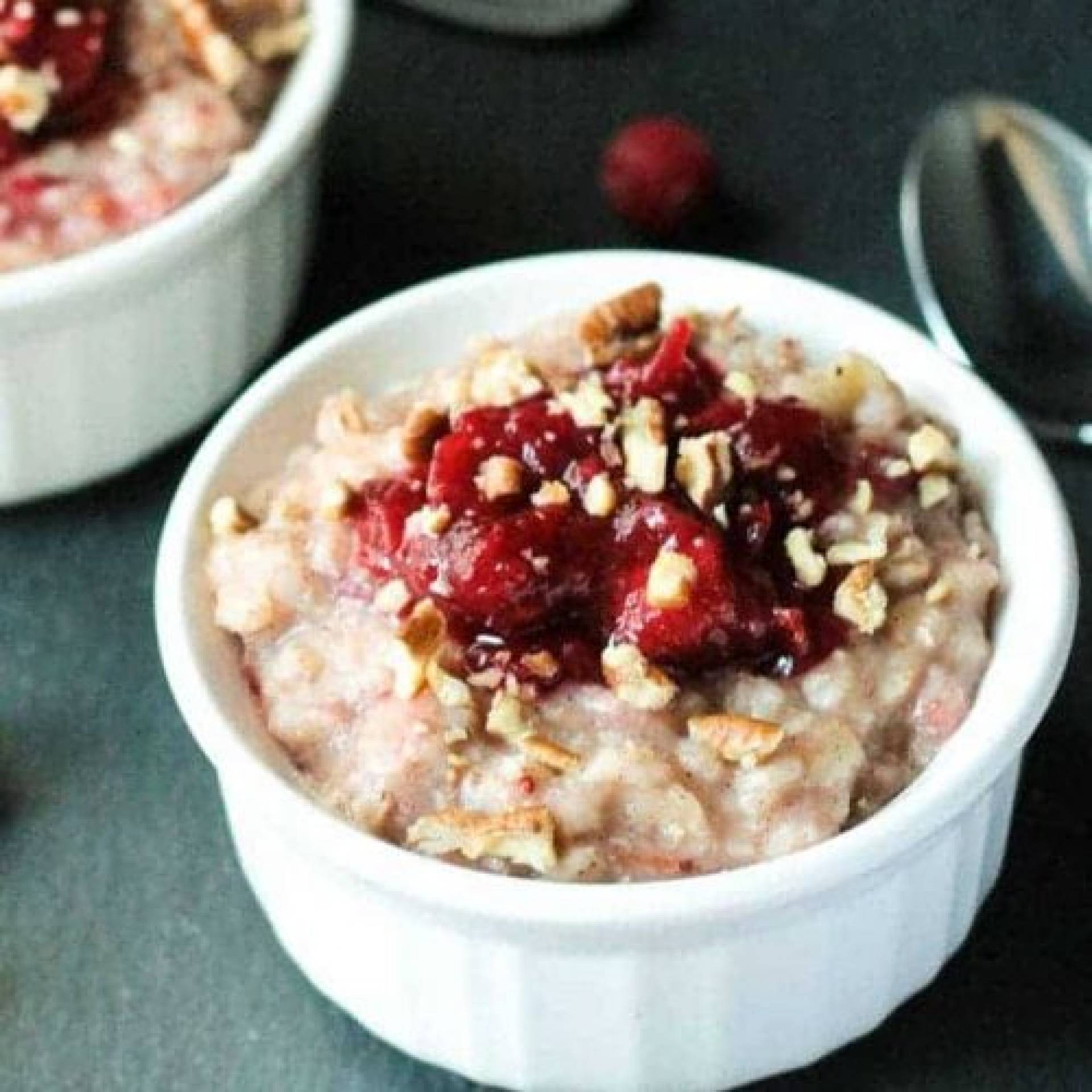 Cranberry oatmeal (VEGAN)