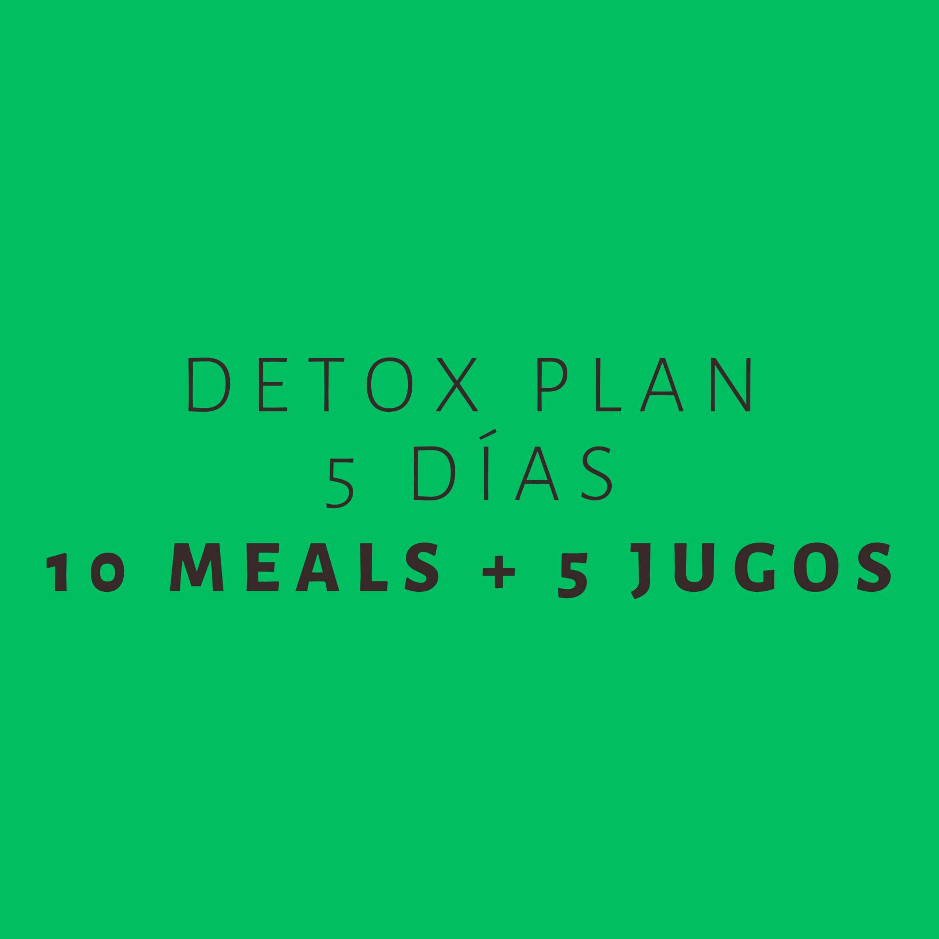 Detox plan (5 días)